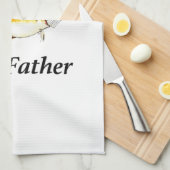 Linge De Cuisine Le Cod Père idéal de pêche présent. (Quart Plié)