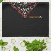 Linge De Cuisine Le coeur indique : Plus fort (Plié)