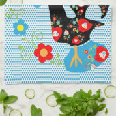 Linge De Cuisine Le coq portugais de Barcelos (Plié)