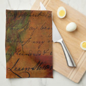 Linge De Cuisine Le cri du paon (Quart Plié)