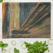 Linge De Cuisine Le cri perçant par Edvard Munch (Plié)