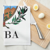 Linge De Cuisine Le CUBA - symbole/manteau des (Quart Plié)