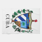 Linge De Cuisine Le CUBA - symbole/manteau des (Horizontal)