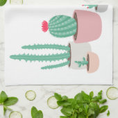 Linge De Cuisine Le désert rêve les cactus mis en pot (Plié)