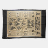 Linge De Cuisine Le diagramme politique national (1869) (Horizontal)