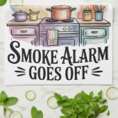 Linge De Cuisine Le dîner est prêt quand (Plié)