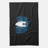 Linge De Cuisine Le Disk Golf In Woods Long Sleeve (Vertical)