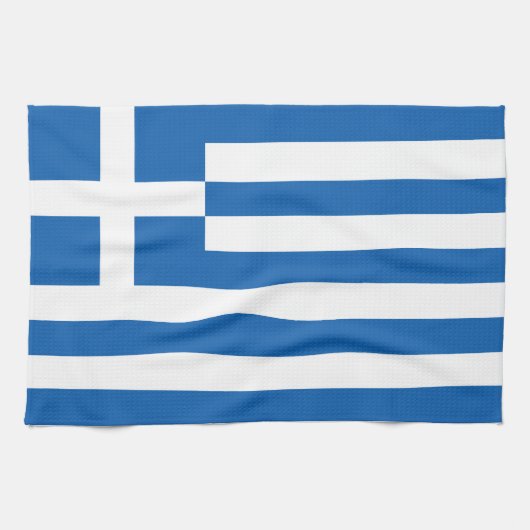 Linge De Cuisine Le drapeau de la Grèce (Horizontal)