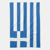 Linge De Cuisine Le drapeau de la Grèce (Vertical)