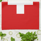 Linge De Cuisine Le drapeau de la Suisse (Plié)