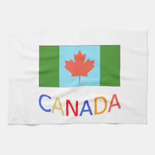 Linge De Cuisine Le drapeau patriotique du Canada. Fête du Canada.