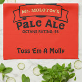 Linge De Cuisine Le Étiquette Pale Ale de M. Molotov (Plié)