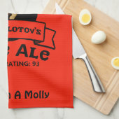 Linge De Cuisine Le Étiquette Pale Ale de M. Molotov (Quart Plié)