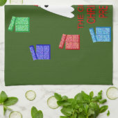 Linge De Cuisine Le fantôme de Noël présente drôle (Plié)
