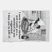 Linge De Cuisine Le féministe drôle me font un sandwich (Horizontal)