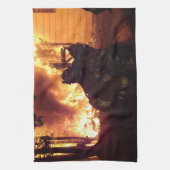 Linge De Cuisine Le feu de structure (Vertical)