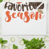 Linge De Cuisine Le football est ma saison préférée (Plié)