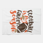Linge De Cuisine Le football est ma saison préférée (Horizontal)