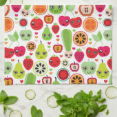 Linge De Cuisine le fruit badine la pomme d'illustration (Plié)