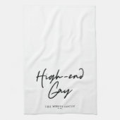 Linge De Cuisine Le Gay Haut De Gamme - Le Lotus Blanc (Vertical)