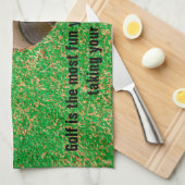 Linge De Cuisine Le golf est le plus amusant (Quart Plié)