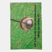 Linge De Cuisine Le golf est le plus amusant (Vertical)