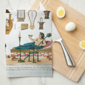 Linge De Cuisine Le grec ancien (Quart Plié)