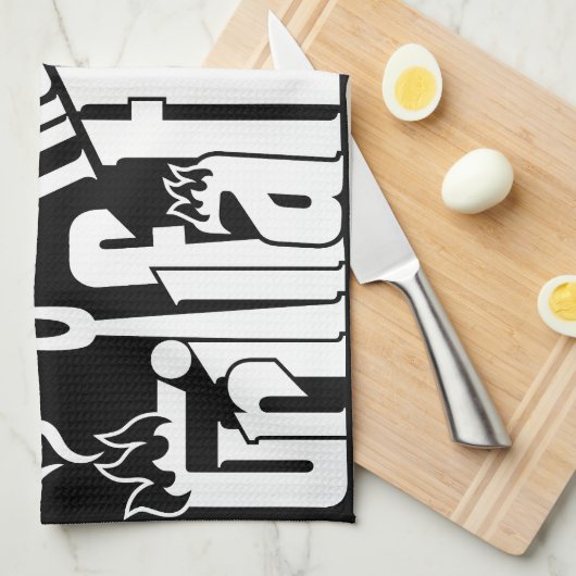 Linge De Cuisine Le Grillfather (Quart Plié)