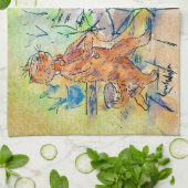 Linge De Cuisine Le groupe de Cats, Louis Wain (Plié)