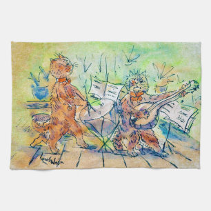 Linge De Cuisine Le groupe de Cats, Louis Wain