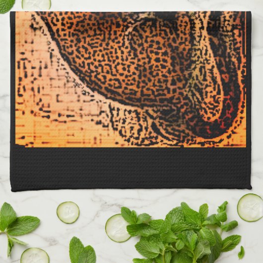 Linge De Cuisine Le jaguar  (Plié)