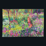Linge De Cuisine Le jardin d'Iris à Giverny par Claude Monet<br><div class="desc">S'il vous plaît visitez mon magasin pour un design plus intéressant et plus de choix de couleurs. => zazzle.com/iwheels*</div>