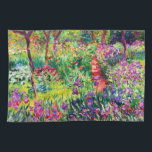 Linge De Cuisine Le jardin d'Iris à Giverny par Claude Monet<br><div class="desc">S'il vous plaît visitez mon magasin pour un design plus intéressant et plus de choix de couleurs. => zazzle.com/iwheels*</div>