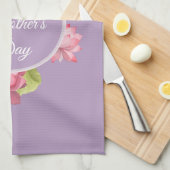 Linge De Cuisine Le jour de mère heureux personnalisable (Quart Plié)