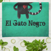 Linge De Cuisine Le jour du chat noir mort (Plié)