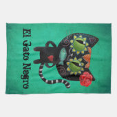 Linge De Cuisine Le jour du chat noir mort (Horizontal)