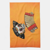 Linge De Cuisine Le jour du mariachi mort d'EL de squelette (Vertical)