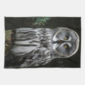 Linge De Cuisine Le kta Great Grey Owl (Horizontal)