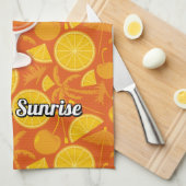 Linge De Cuisine Le lever du soleil de Tequila (Quart Plié)