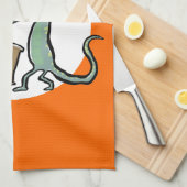 Linge De Cuisine Le lézard de la batterie (Quart Plié)