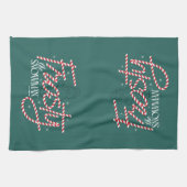 Linge De Cuisine Le logo du Sucre de canne Snowman Frosty (Horizontal)