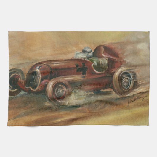 Linge De Cuisine Le Mans Racecar par Ethan Harper (Horizontal)