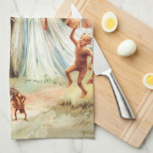 Linge De Cuisine Le mariage de Thumbelina dans la forêt (Quart Plié)