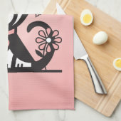 LINGE DE CUISINE LE MAUVAIS KITTY DE BETTY (Quart Plié)