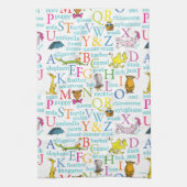 Linge De Cuisine Le modèle ABC de Dr Seuss avec des mots (Vertical)