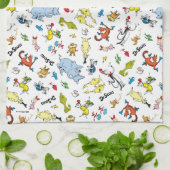 Linge De Cuisine Le monde de motif de Dr Seuss (Plié)