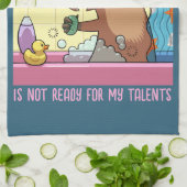 Linge De Cuisine Le monde n'est pas prêt à chanter la marmotte (Plié)