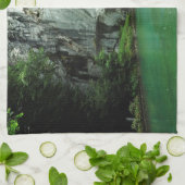 Linge De Cuisine Le monument de lion en luzerne (Plié)