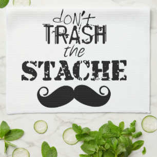 Linge De Cuisine Le Motif de la moustache Stache