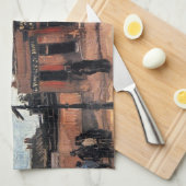 Linge De Cuisine Le Moulin de la Galette par Vincent van Gogh (Quart Plié)